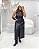 Saia Midi Couro Fenda Preta Quality Moda Plus Size dub outono Preview - Imagem 1
