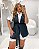 Colete Alfaiataria Preto Quality Moda Plus Size dub outono Preview - Imagem 2