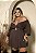 Vestiquinho Vestido Macaquinho Marrom Quality Moda Plus Size mlj outono Preview - Imagem 2