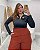 Calça Alfaiataria Zíper Marsala Quality Moda Plus Size rml Outono Loja aura - Imagem 4