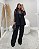 Conjunto Colete e Calça Pantalona Preto Quality Moda Plus Size rml Outono Preview aura - Imagem 1