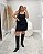 Vestido Curto Botões Preto Quality Moda Plus Size rml Outono Preview aura - Imagem 1