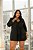 Trijunto Risca de Giz  Colete Blazer e Saia Shorts Preto Quality Moda Plus Size dvs Outono Preview town - Imagem 1
