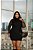 Vestido Tule Gola Alta Preto Quality Moda Plus Size dvs Outono Preview town - Imagem 3