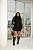 Vestido Tule Gola Alta Preto Quality Moda Plus Size dvs Outono Preview town - Imagem 1