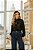 Blusa Manga Longa com Detalhe em Lastex Preta Quality Moda Plus Size dvs Outono Preview town - Imagem 2