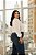 Blusa Manga Longa com Detalhe em Lastex Branca Quality Moda Plus Size dvs Outono Preview town - Imagem 3