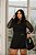 Saia Transpassada com Detalhe em Couro Preta Quality Moda Plus Size dvs Outono Preview town - Imagem 3