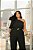 Conjunto Blusa Ombro Único com Pantalona Preto Quality Moda Plus Size dvs Outono Preview town - Imagem 2