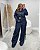 Calça Wide Leg Cargo Jeans Blue Quality Moda Plus Size dvs loja town - Imagem 1