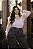 Blusa com Lastex na Gola e Punhos Branca Quality Moda Plus Size dvs Outono Preview Equi dvs - Imagem 3