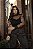 Blusa com Lastex na Gola e Punhos Preto Quality Moda Plus Size dvs Outono Preview Equi dvs - Imagem 1