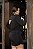 Vestido Drapeado Manga Longa Preto Quality Moda Plus Size dvs Outono Preview Equi dvs - Imagem 2