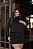 Vestido Drapeado Manga Longa Preto Quality Moda Plus Size dvs Outono Preview Equi dvs - Imagem 3