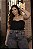 Calça Flare Denim Black Quality Moda Plus Size dvs Outono Preview Equi dvs - Imagem 4