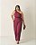 Macacão Ombro Único Fivela Vinho Quality Moda Plus Size Outono qbl Outono Preview - Imagem 3