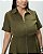 Vestido Midi Utilitário Verde Quality Moda Plus Size Outono qbl Outono Preview - Imagem 3