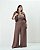 Macacão Pantalona Utilitário Marrom Quality Moda Plus Size Outono qbl Outono Preview - Imagem 1