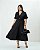 Conjunto Cropped e Saia Midi Linho Preto Quality Moda Plus Size Outono qbl Outono Preview - Imagem 1