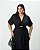 Conjunto Cropped e Saia Midi Linho Preto Quality Moda Plus Size Outono qbl Outono Preview - Imagem 3