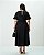 Conjunto Cropped e Saia Midi Linho Preto Quality Moda Plus Size Outono qbl Outono Preview - Imagem 2