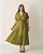 Conjunto Cropped e Saia Midi Linho Verde Quality Moda Plus Size Outono qbl Outono Preview - Imagem 1