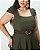 Vestido Midi Workwear Verde Quality Moda Plus Size Outono qbl Outono Preview - Imagem 3