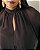 Macacão com Franzido na Gola Marrom Quality Moda Plus Size Outono qbl Outono Preview - Imagem 3