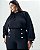Blusa ML Raglan Fluída Preta Quality Moda Plus Size Outono qbl Outono Preview - Imagem 3