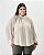 Blusa ML Raglan Fluída Areia Quality Moda Plus Size Outono qbl Outono Preview - Imagem 2