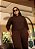 Conjunto Jaqueta e Calça Listas Marrom Quality Moda Plus Size mca Loja - Imagem 2