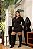 Conjunto Camisa e Saia Short Risca de Giz Preto Quality Moda Plus Size rml Outono Preview - Imagem 4