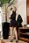 Conjunto Camisa e Saia Short Risca de Giz Preto Quality Moda Plus Size rml Outono Preview - Imagem 3