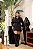 Conjunto Camisa e Saia Short Risca de Giz Preto Quality Moda Plus Size rml Outono Preview - Imagem 1