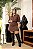 Conjunto Camisa e Saia Marrom Risca de Giz Quality Moda Plus Size rml Outono Preview - Imagem 4