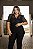 Camisa Renada Manga Curta Preta Quality Moda Plus Size mlj outono Preview - Imagem 1