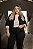 Conjunto Jaqueta e Calça Sarja Preto Quality Moda Plus Size mlj outono Preview - Imagem 4
