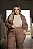 Conjunto Jaqueta e Calça Sarja Marrom Quality Moda Plus Size mlj outono Preview - Imagem 3