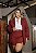 Conjunto Blazer e Saia Short Linho Vinho Quality Moda Plus Size mlj outono Preview - Imagem 3