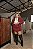 Conjunto Blazer e Saia Short Linho Vinho Quality Moda Plus Size mlj outono Preview - Imagem 1