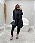 Trench Coat Longo Preto Quality Moda Plus Size dvs Inverno loja Equi dvs sale - Imagem 2
