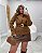 Jaqueta com Zíper em Lã Batida Chocolate Quality Moda Plus Size dvs Outono Preview Equi dvs - Imagem 1