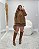 Jaqueta com Zíper em Lã Batida Chocolate Quality Moda Plus Size dvs Outono Preview Equi dvs - Imagem 4