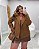 Jaqueta com Zíper em Lã Batida Chocolate Quality Moda Plus Size dvs Outono Preview Equi dvs - Imagem 3