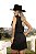 Conjunto Shorts Saia com Colete Preto Quality Moda Plus Size dvs Outono Preview Equi dvs - Imagem 2