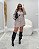 Conjunto Casaco com Saia e Detalhe em Couro Mineral Quality Moda Plus Size dvs Outono Preview Equi dvs - Imagem 1