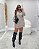 Conjunto Casaco com Saia e Detalhe em Couro Mineral Quality Moda Plus Size dvs Outono Preview Equi dvs - Imagem 2