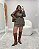 Conjunto Casaco com Saia e Detalhe em Couro Militar Quality Moda Plus Size dvs Outono Preview Equi dvs - Imagem 1