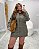 Conjunto Casaco com Saia e Detalhe em Couro Militar Quality Moda Plus Size dvs Outono Preview Equi dvs - Imagem 2
