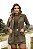 Conjunto Casaco com Saia e Detalhe em Couro Militar Quality Moda Plus Size dvs Outono Preview Equi dvs - Imagem 7